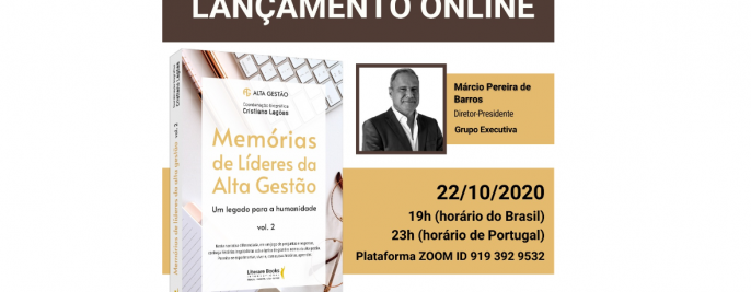 Foto Participe do lançamento online do livro Memórias de Líderes da Alta Gestão