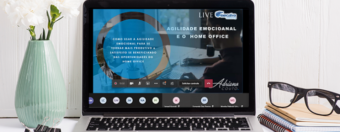 Foto Executiva Outsourcing convida Adriano Couto para live com colaboradores sobre agilidade emocional e Home Office